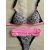 Corse bikini - colorful pink polka dots