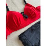 Athena bikini - piros fekete
