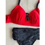 Athena bikini - piros fekete