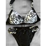 Capri bikini - fekete leveles