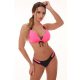 CAPRI BIKINI - NEONOVO-RUŽOVO-ČIERNA