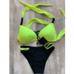 Capri bikini - neon sárga fekete