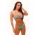 Capri bikini - színes csíkos
