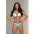 Capri bikini - türkiz íves