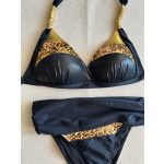 Corse bikini - gold leopard tricolor