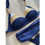 Corse bikini - arany sötétkék trikolor