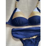 Corse bikini - arany sötétkék trikolor