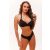 Corse bikini – bordás fekete