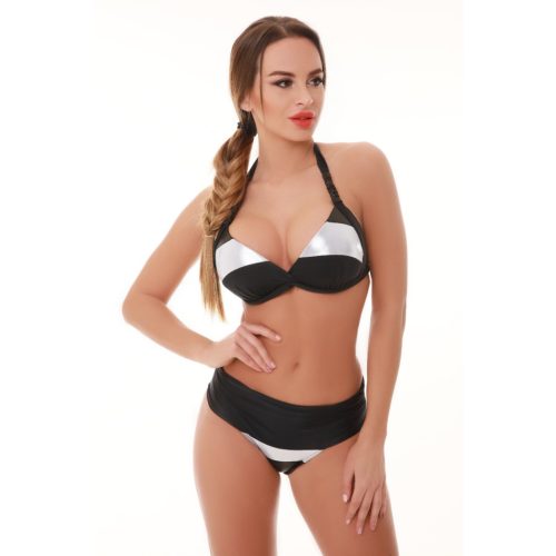 Corse bikini – metál fekete ezüst trikolor