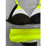 Corse bikini – neon sárga trikolor