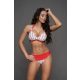 Corse bikini – piros virágos