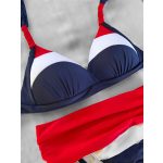 Corse bikini – sötétkék trikolor