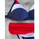 Corse bikini – sötétkék trikolor