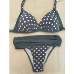 Corse bikini - grey polka dots