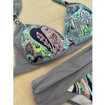 Corse bikini, gray floral