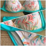 Corse bikini – turquoise leaf