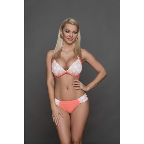 NICE BIKINY - MARHUĽOVO- BIELE GULIČKY