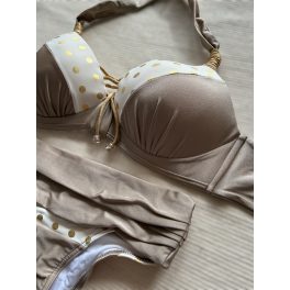 Raguza bikini - arany pöttyös
