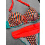 Raguza bikini - színes csíkos