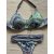 Raguza bikini - szürke virágos