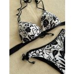 Seychelle bikini - fekete leveles