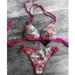 Seychelle bikini - pink virágos